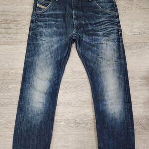 Diesel Krooley Regular Slim Wash 008M2 Made Italy Destroyed Jeans Men's W30 L32